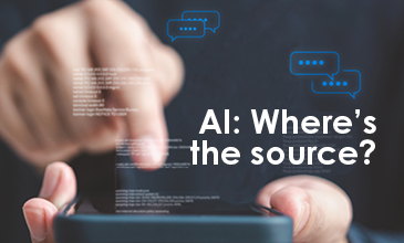 AI: where’s the source?