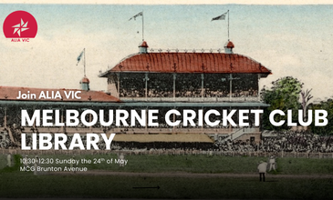 ALIA Vic: Tour of the Melbourne Cricket Club Library
