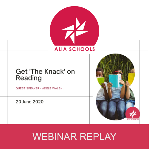 ALIA Schools - Get 'The Knack' On Reading (Webinar)