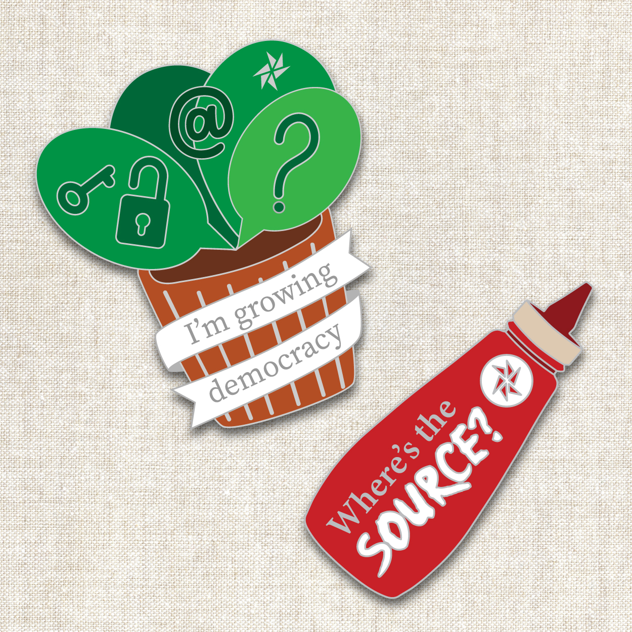 Pin bundle Library & Information Week 2022-2025
